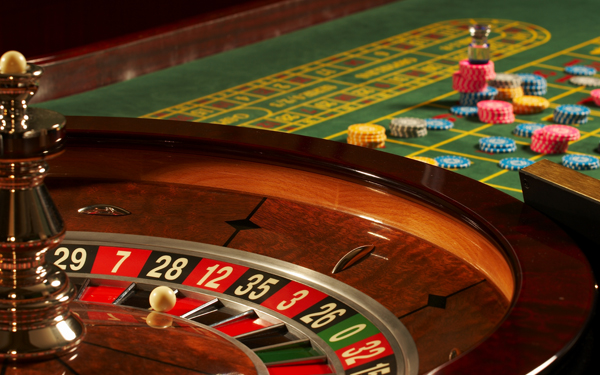 Casino roulette wheel